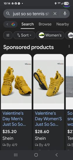 Tennis Shoes Just So