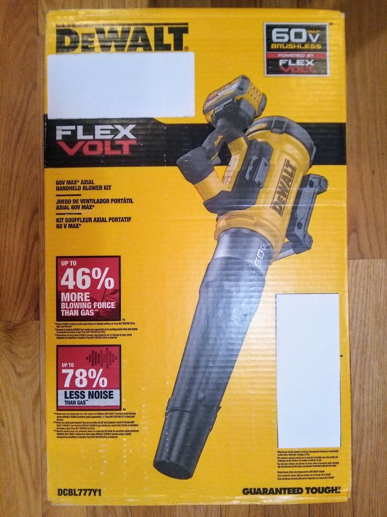 DeWalt 60V Flex Volt 760 CFM Blower