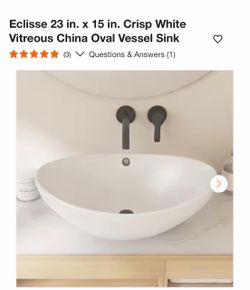 Vessel sink