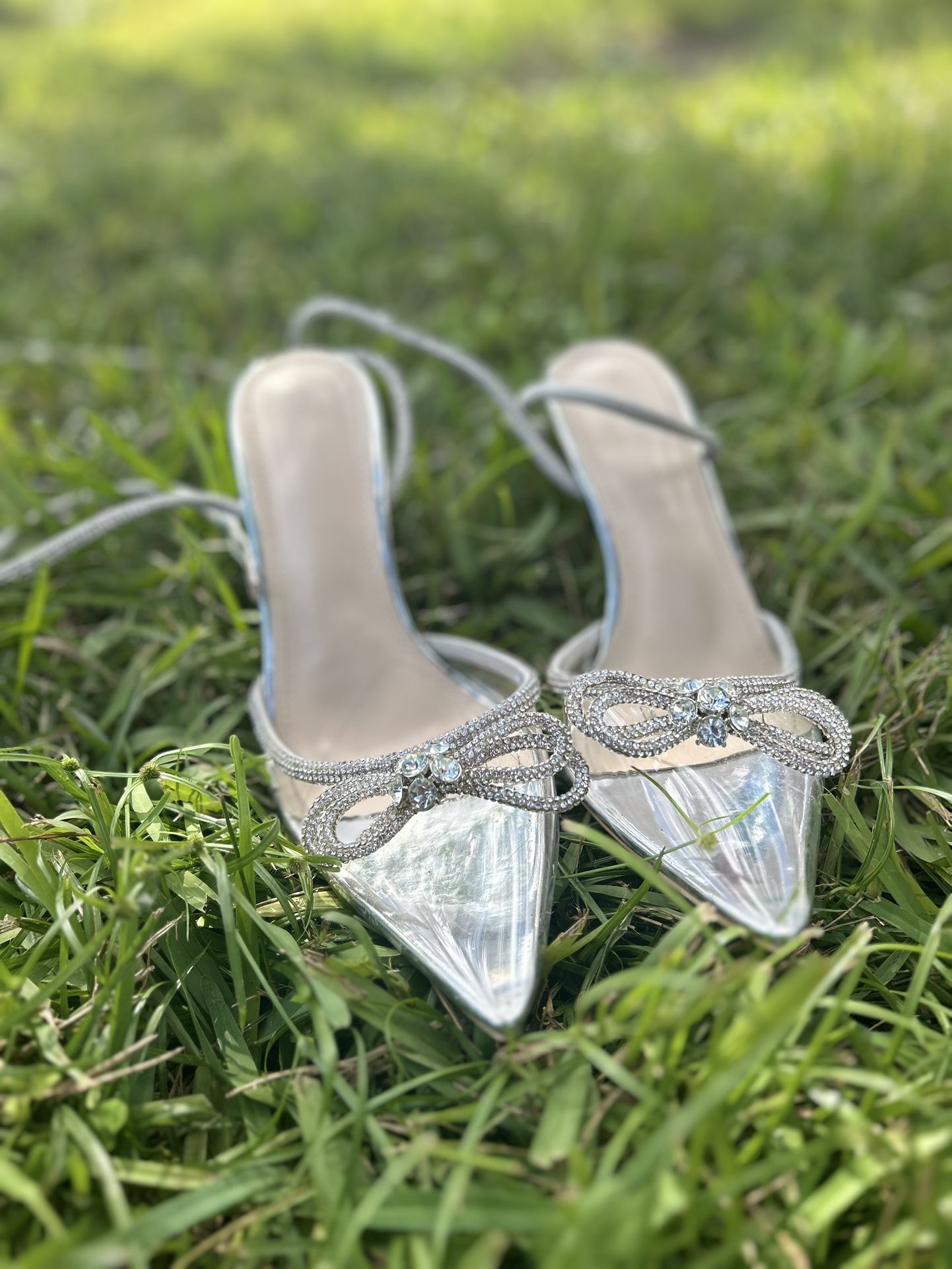 Clear Cinderella Heels 