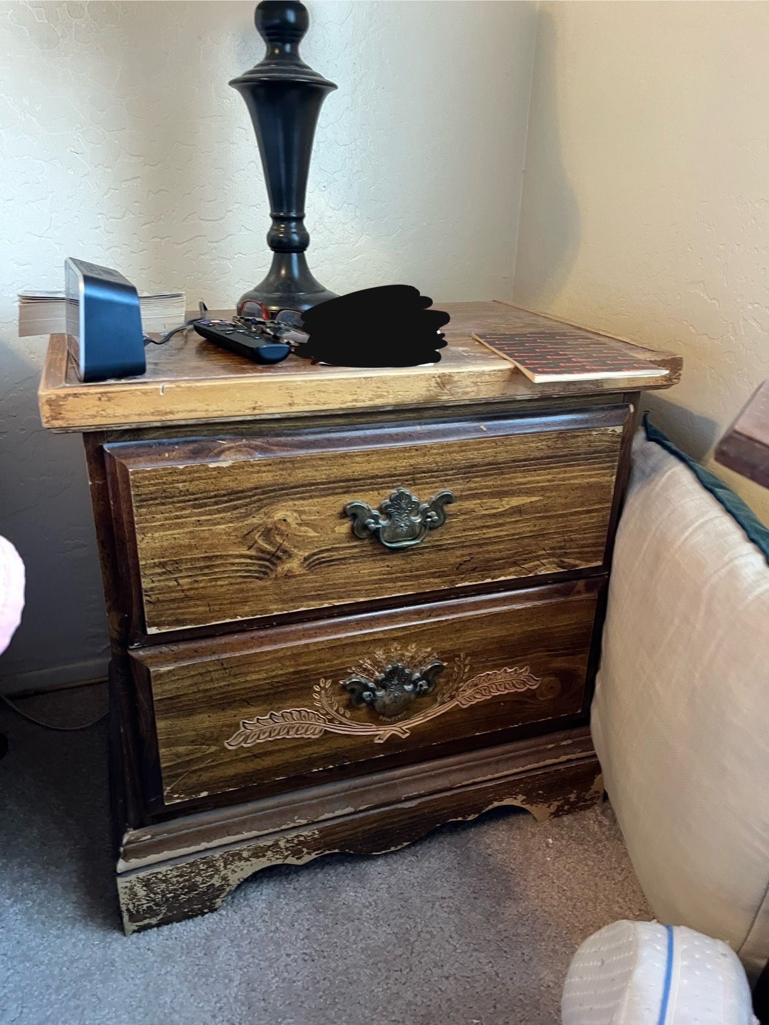 FREE Side Table/dresser, Heavy, Must Pick Up