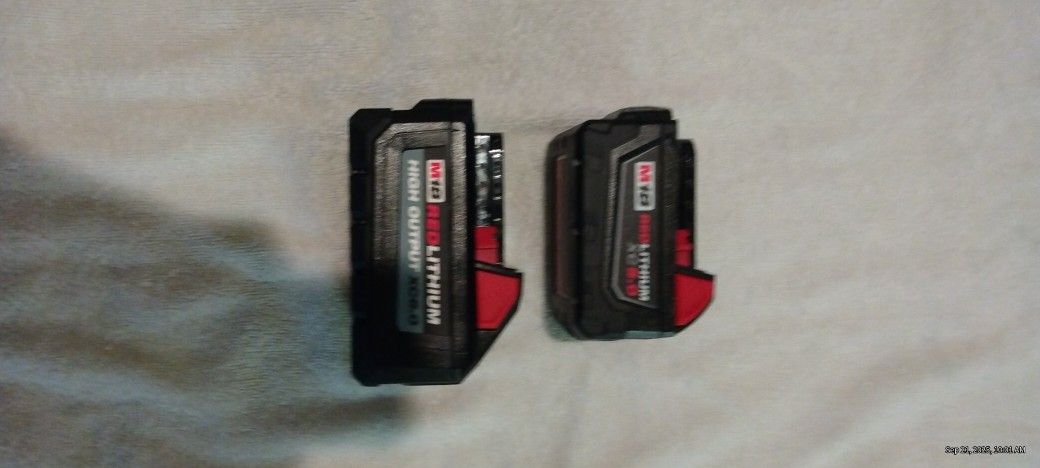 Milwaukee Batteries 