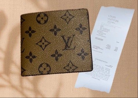 Brand new brown business wallet