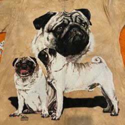 Vintage Large Pug Shirt