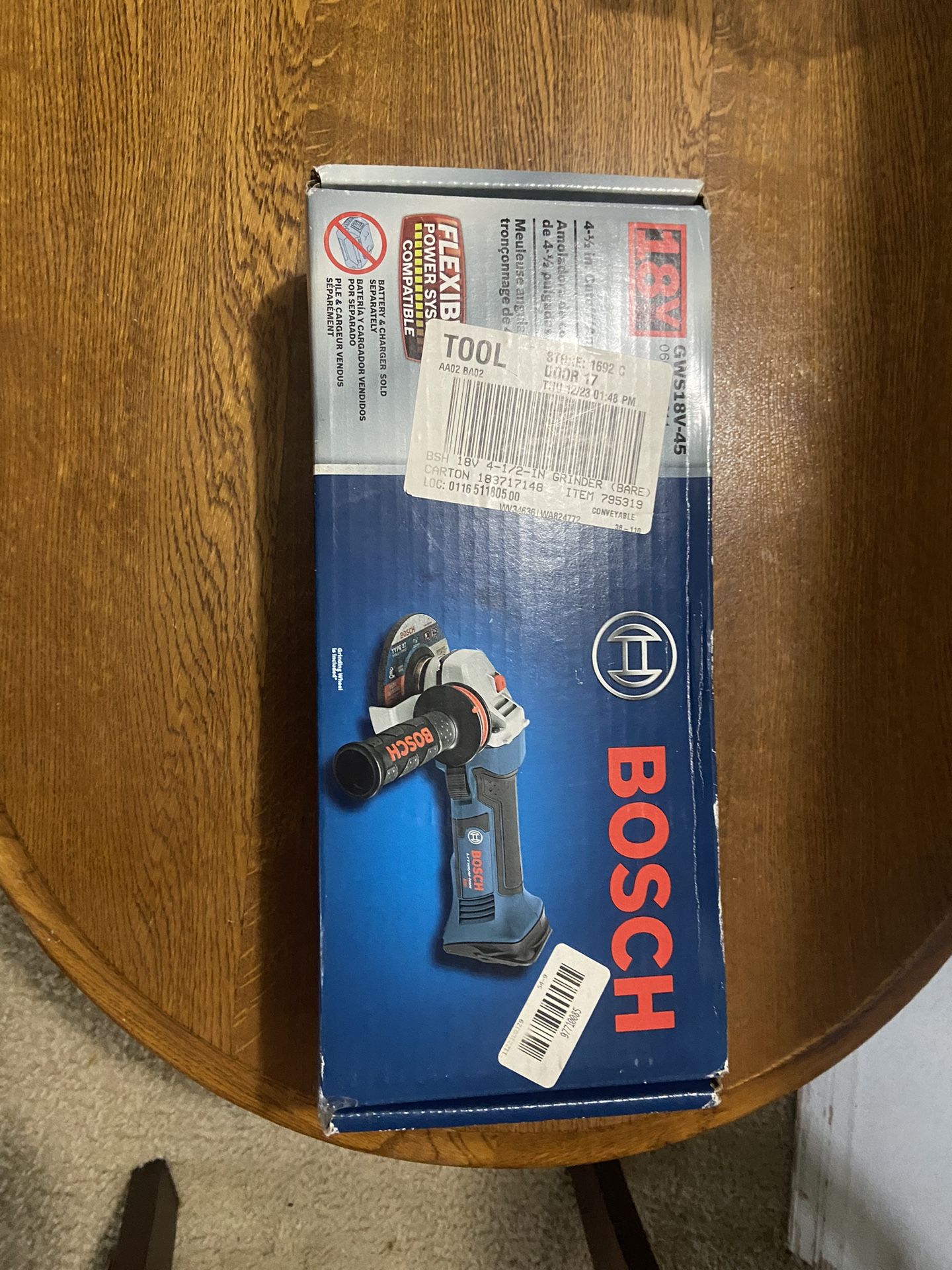Bosch grinder