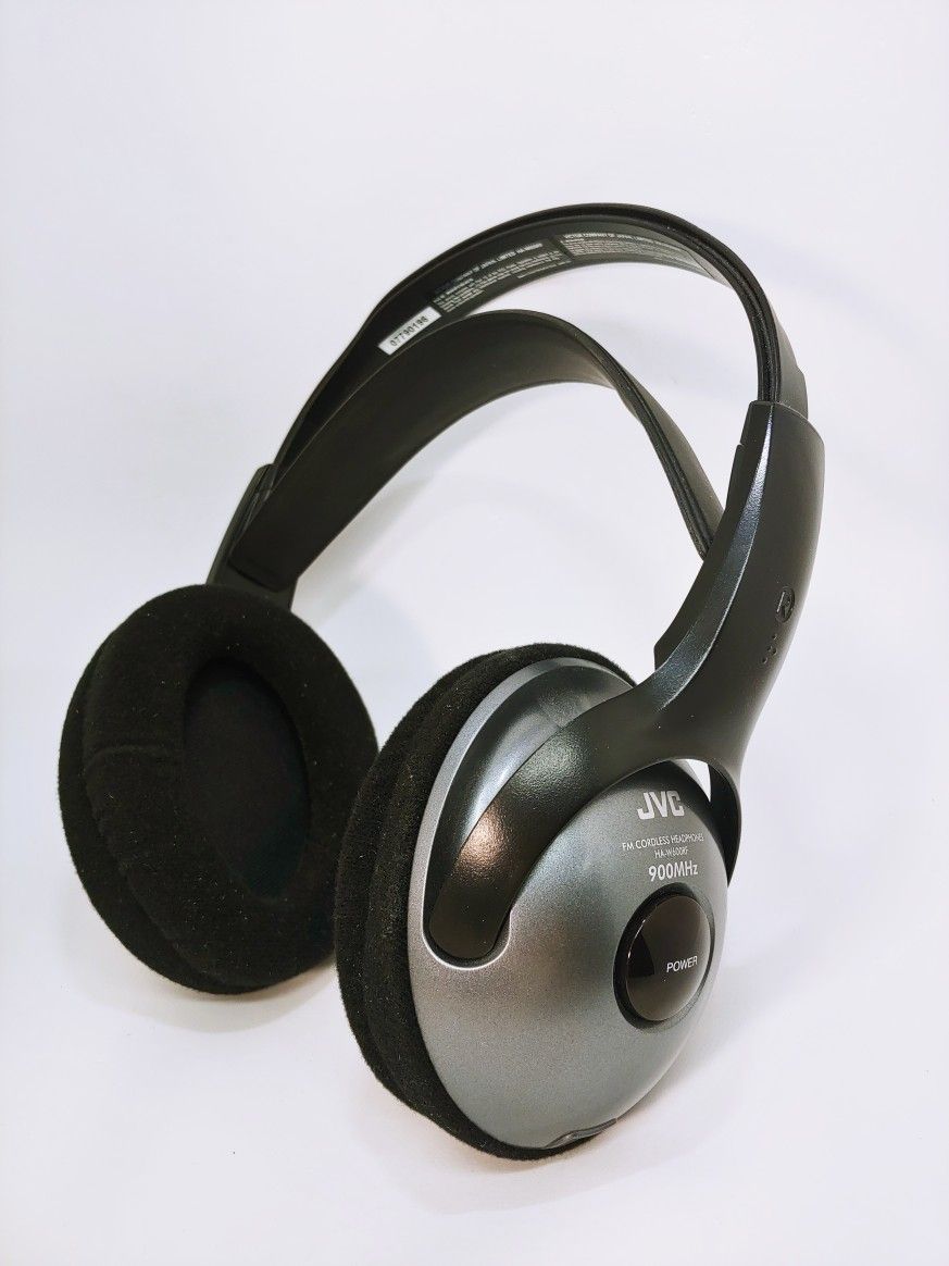 JVC FM Cordless Headphones HA-W600RF Replacement Headphones Only