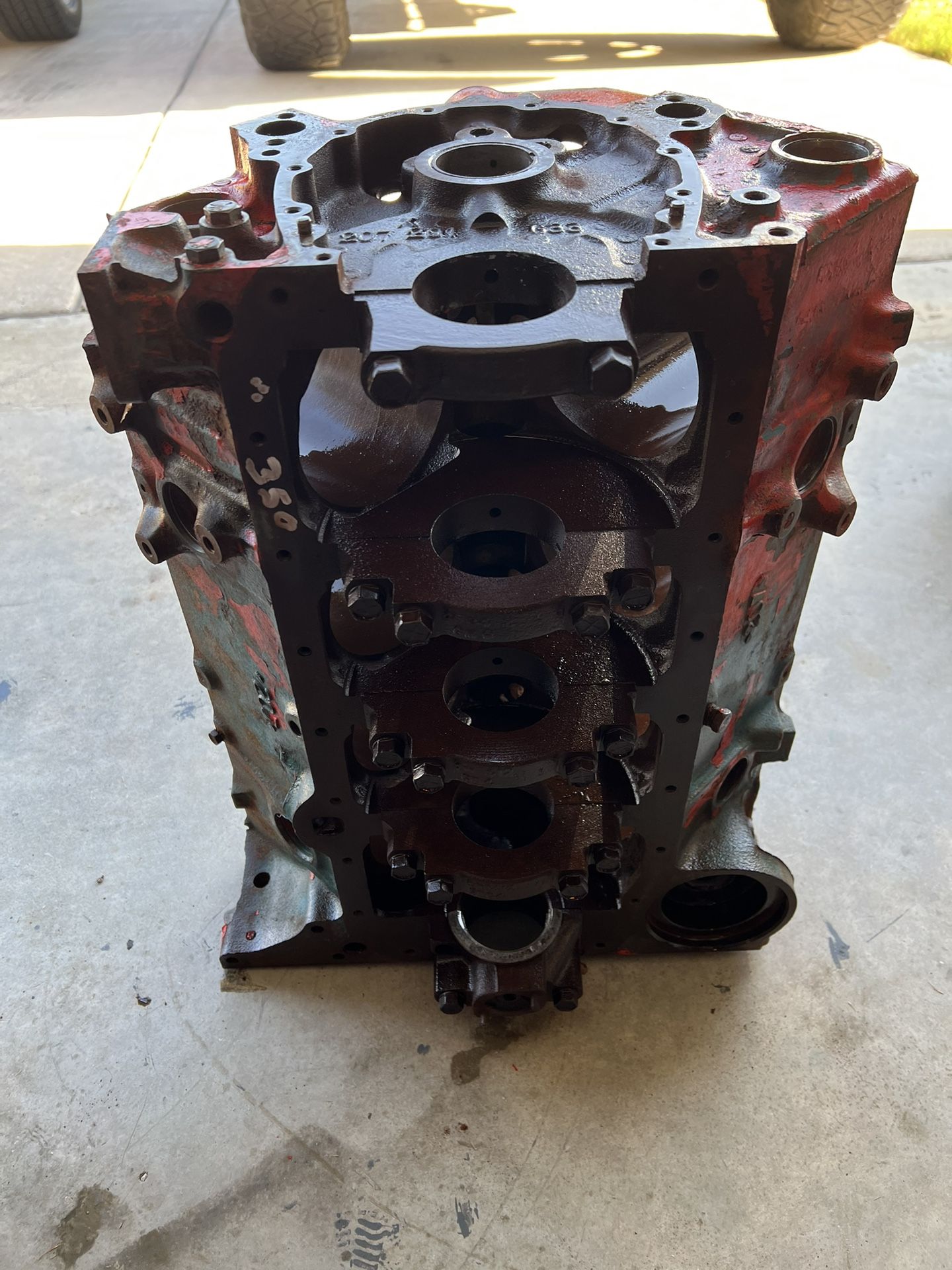 Chevy 350 5.7 4 Bolt Main Block 1182 Steel Crank