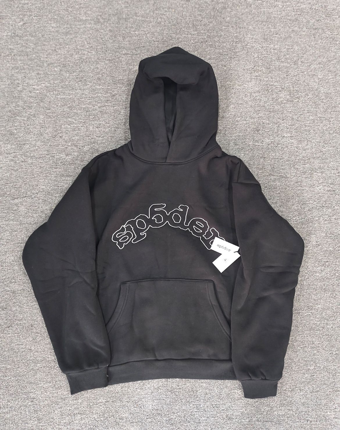 Sp5der Hoodie Black Og Logo 