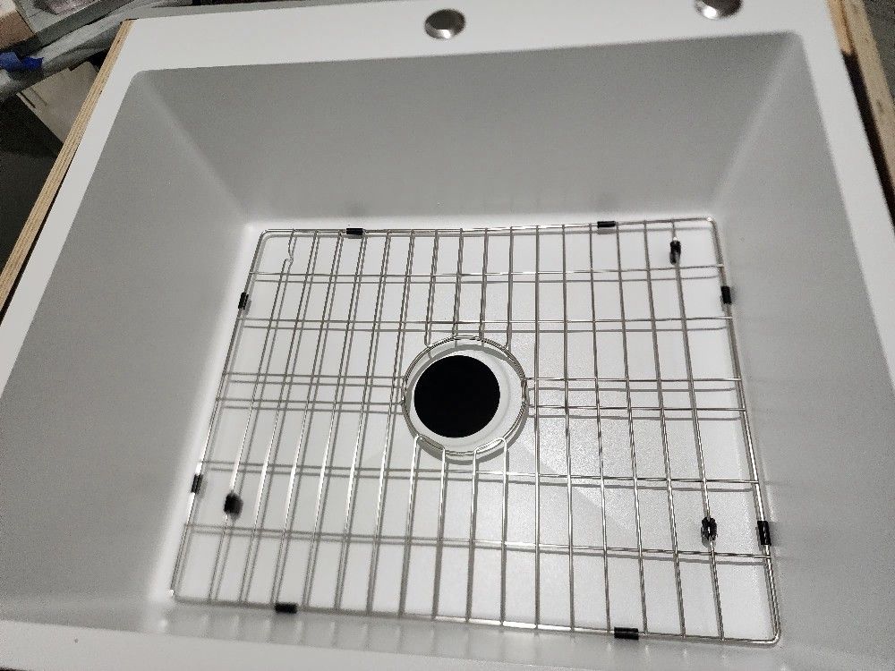 Kitchen Sink White 25x22x19