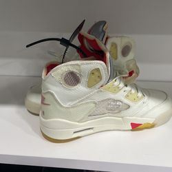 Jordan 5s Off White