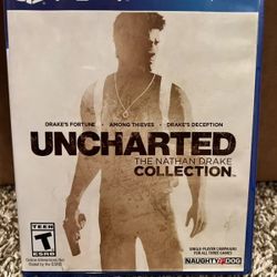 NEW UNCHARTED THE NATHAN DRAKE COLLECTION SONY PS4 PS5 DISC