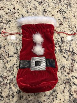 SANTA BELT WINE BOTTLE BAG