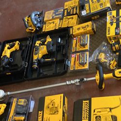 New tools, in good condition.  Prices vary, ranging from $120to $720 . dollars.  There is a one month guarantee, the money is not returned, only credi