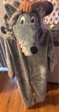 Kids Wolf Halloween Costume Jumpsuit