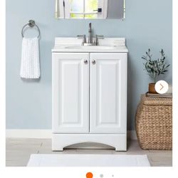 Restroom Vanity 25in with Faucet