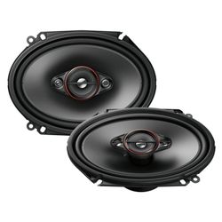 New in Box Premium Pioneer TS-801M Custom-Fit Design 6x8" 4-Ohm 80-Watts RMS 4-Way Coaxial Speakers