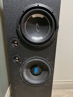 Dual 12” subwoofer box
