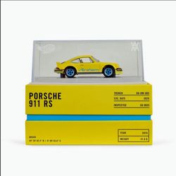 Hot Wheel Exclusive Daniel Arsham 1973 Porsche 911 RSA Limited Edition 