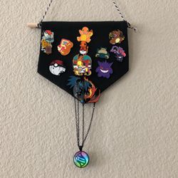 Pokémon Pins, Necklace, Hanging Brooch