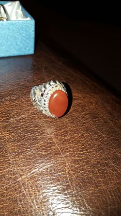 men's vintage silver ring