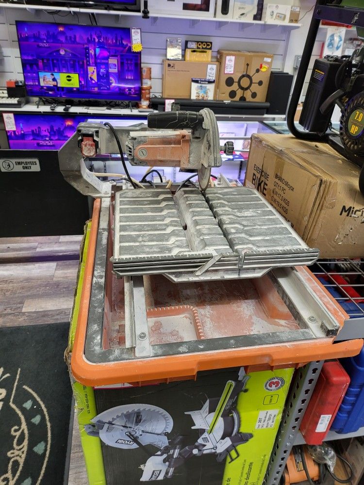 Ridgid Tile Saw With Stand