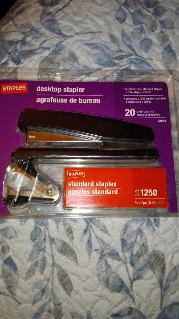 Stapler Set Contains /Remover/Staples