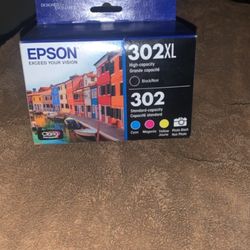 Unopened Epson 302 XL Combo Pack Printer Ink