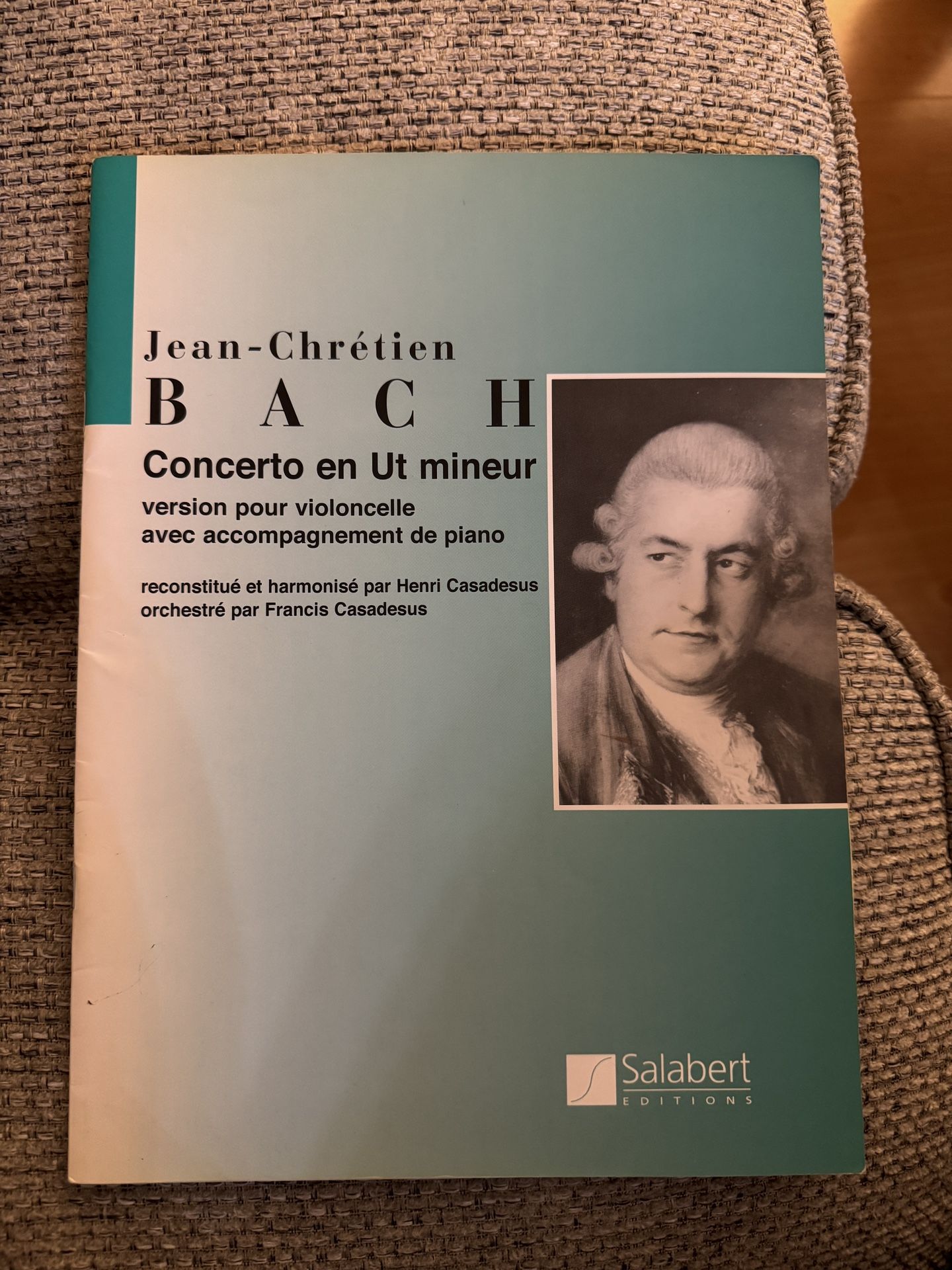 Jean- Chretien BACH concerto en Ut Mineur