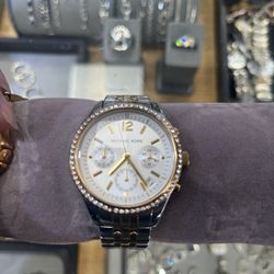 Two Tone Gold And Silver Watch