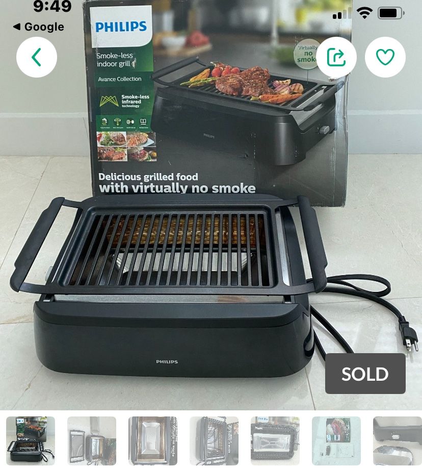 #phillips Brand #Bbq #grill #electric #Home #