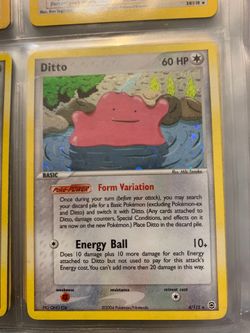 2004 Pokemon Fire Red And Leaf Green Ditto Holo 4/112 –