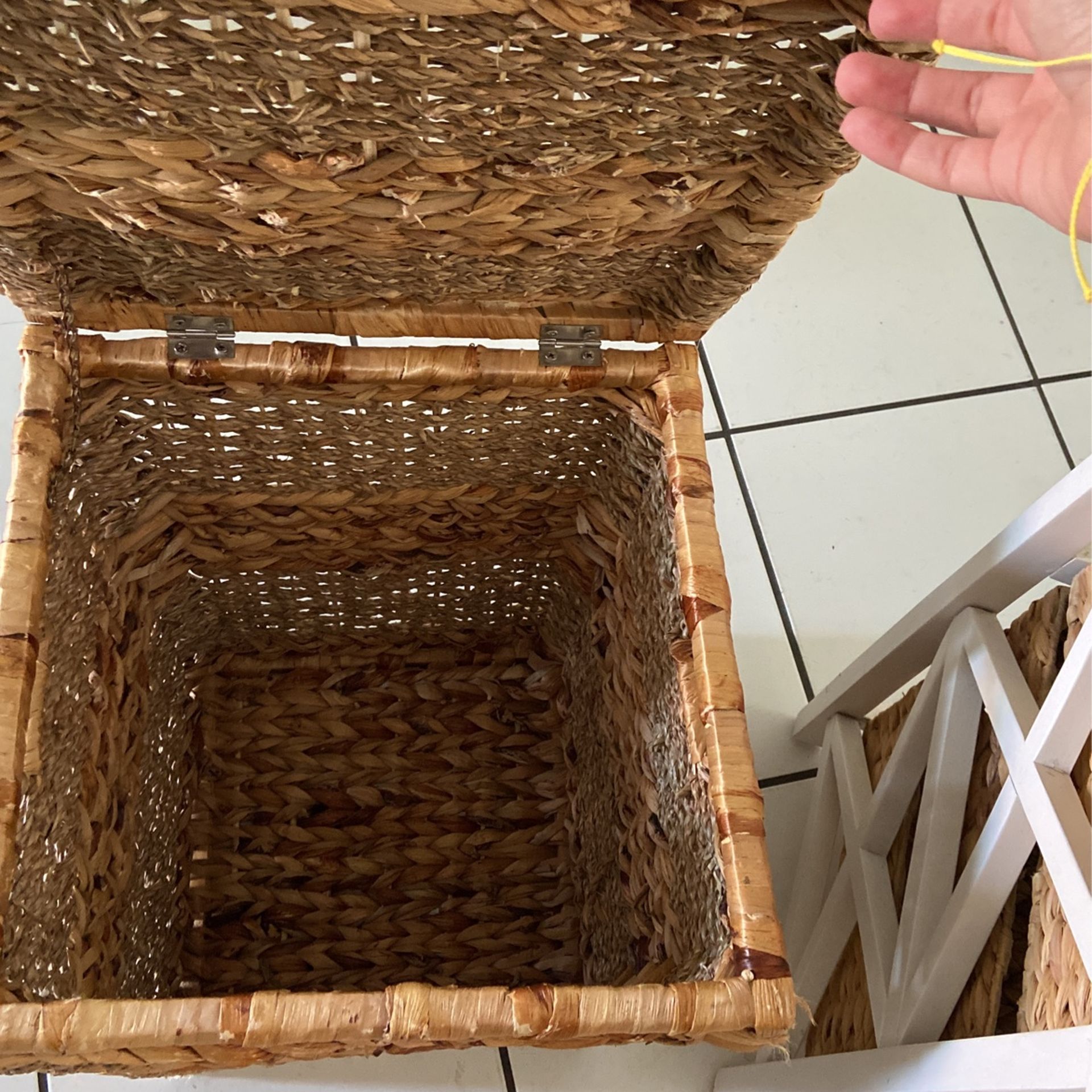 Night Stand And Storage Bin/hamper Furniture