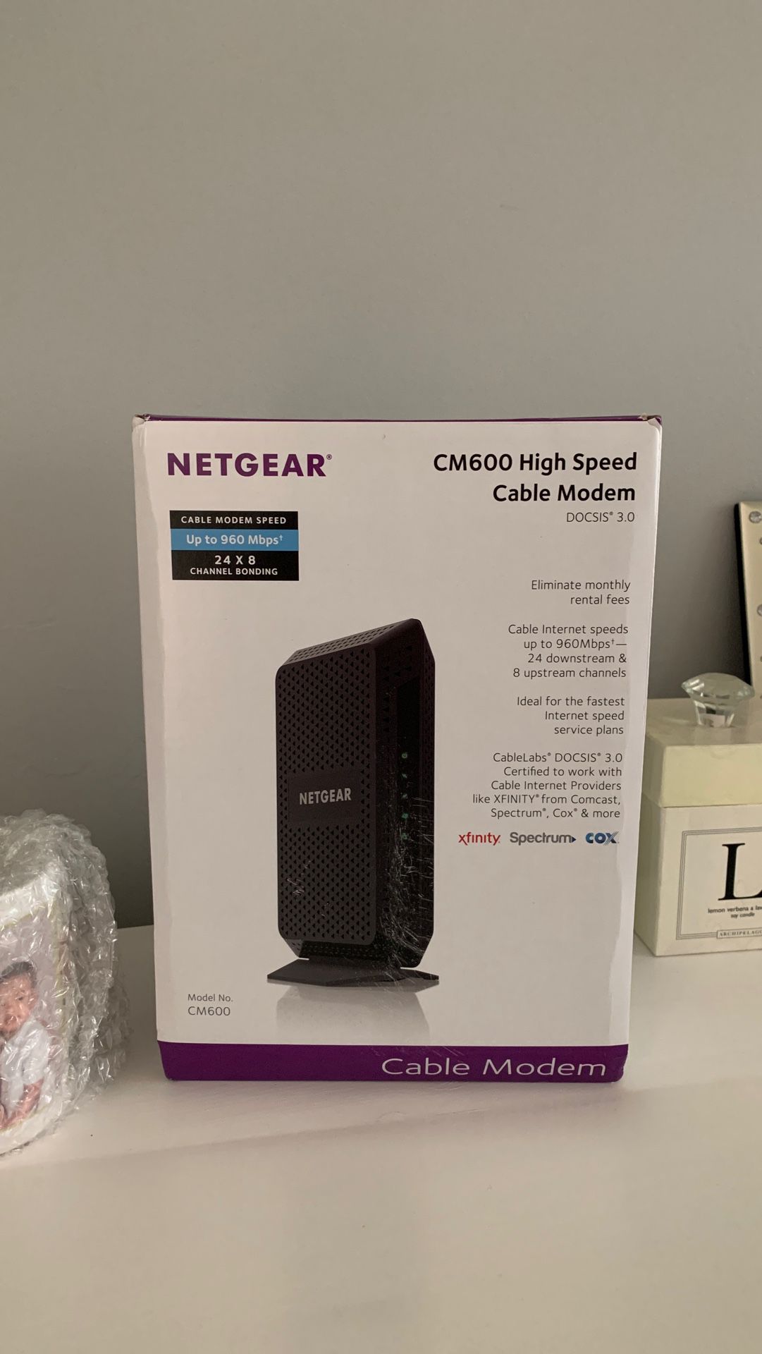 Netgear nighthawk x6 router & Netgear cm600 modem