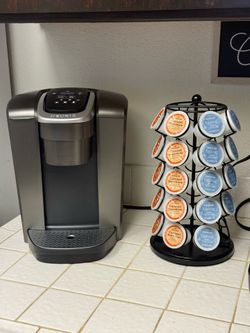 Keurig K-Elite Single-Serve K-Cup Pod Coffee Maker with Iced Coffee Setting - Silver: 75 oz Capacity, Dishwasher-Safe Parts