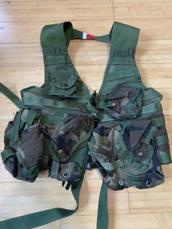 GI FIc Vest USGI MOLLE Il Woodland Fight Load Carrier Vest
