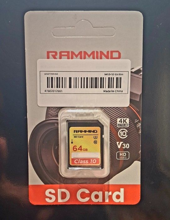 Rammind 64 GB Class 10 SD Card