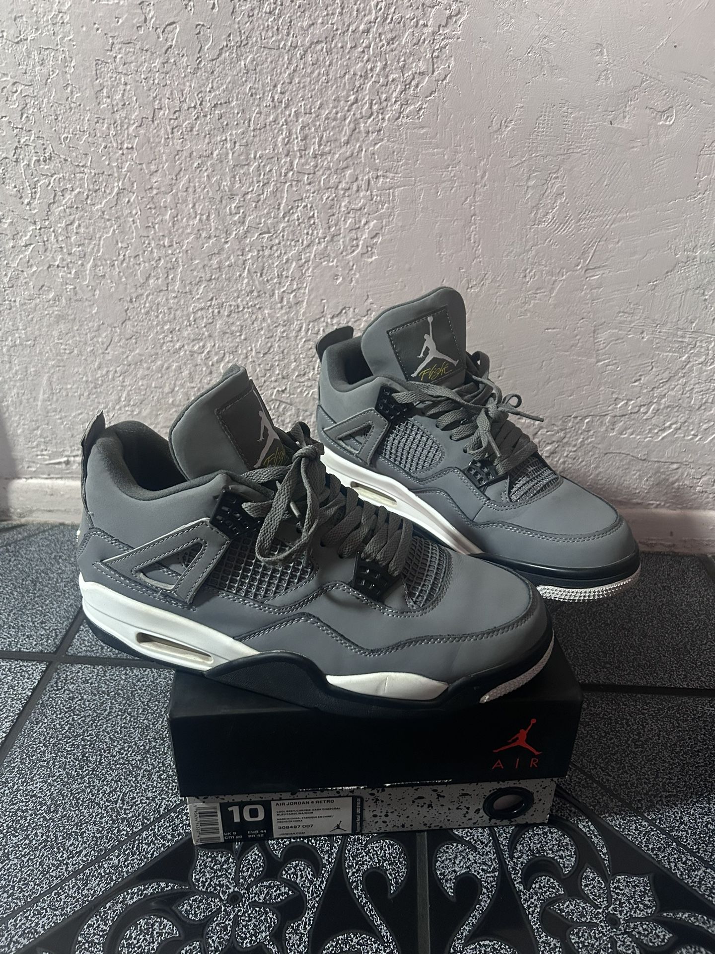 Air Jordan 4 Cool Grey Size 10