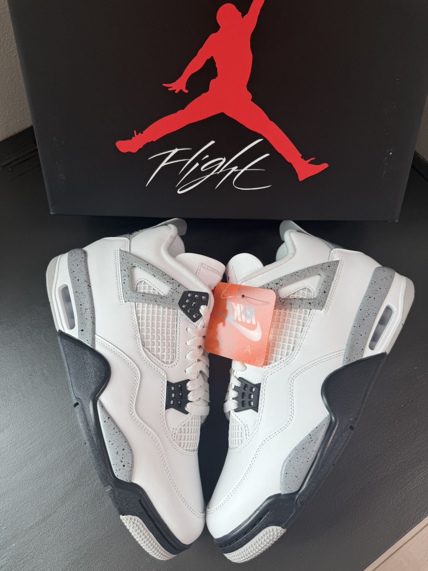 BRAND NEW JORDAN 4 “WHITE CEMENT”