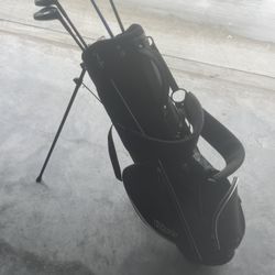 Izzo Golf Bag With 5 Clubs