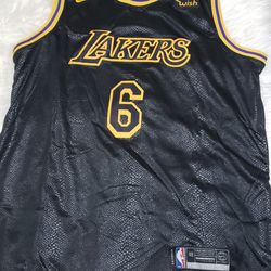 Los Angeles Lakers Black Mamba Nike Lebron James Jersey Size Medium 48