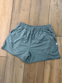 Vuori Blue Drawstring Elastic Shirts XS