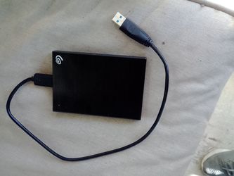 Seagate Backup + Slim Portable 2TB External Hard Drive USB 3.0 O.B.O..