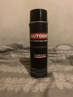 Auto dip gloss black plastic dip