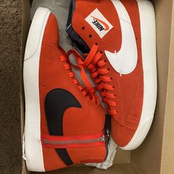 nike blazer red white black