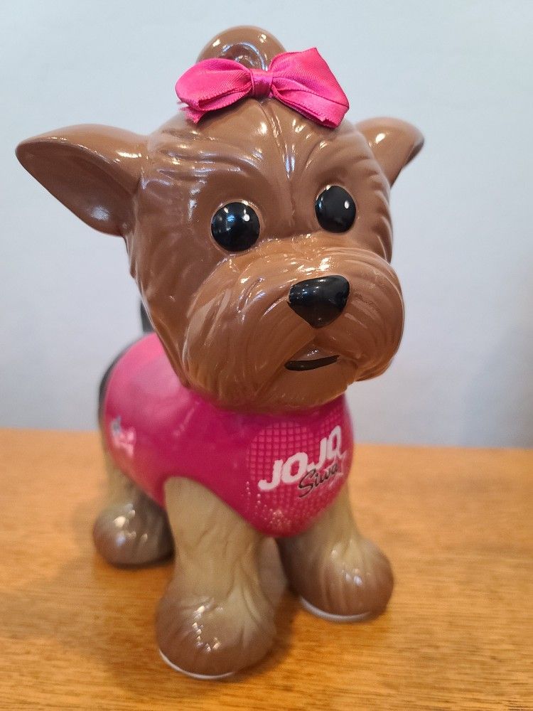 JoJo Siwa dog piggy bank Bow-Bow Pet Yorkie