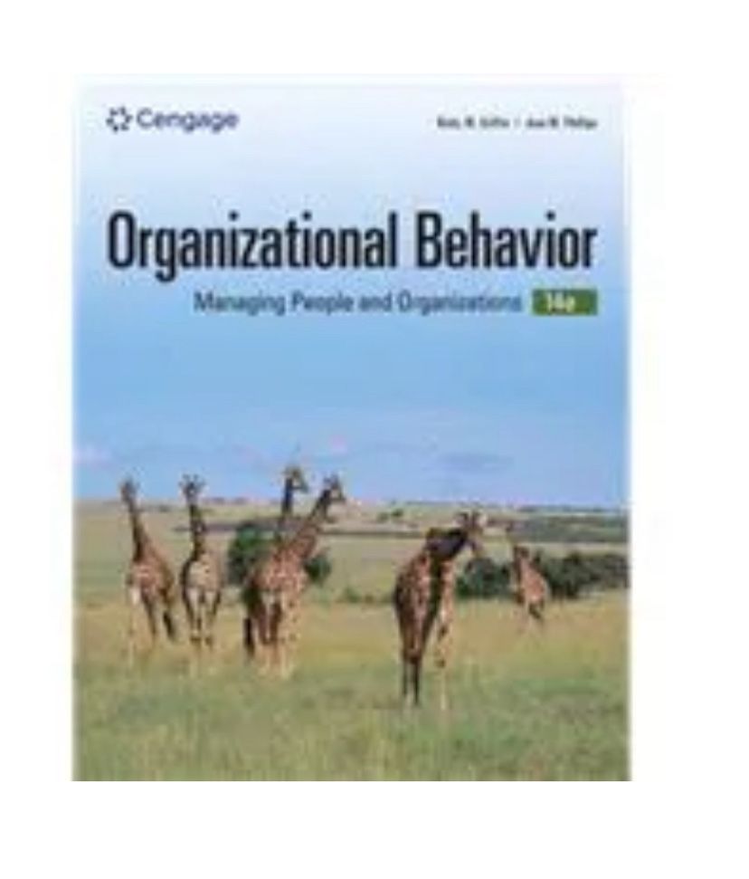 Organizational Behavior Textbook By Griffin, Ricky W.