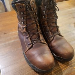 Brown Steel Toe Carolina Work Boots