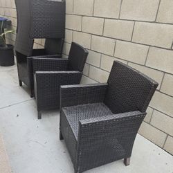 Wicker Chair Set Of 2 