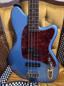 Ibanez Soda Blue electric bass guitar