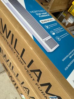 New Williams Monterey Top Vent 35,000 Btu Wall Heater Furnace 35k GAS